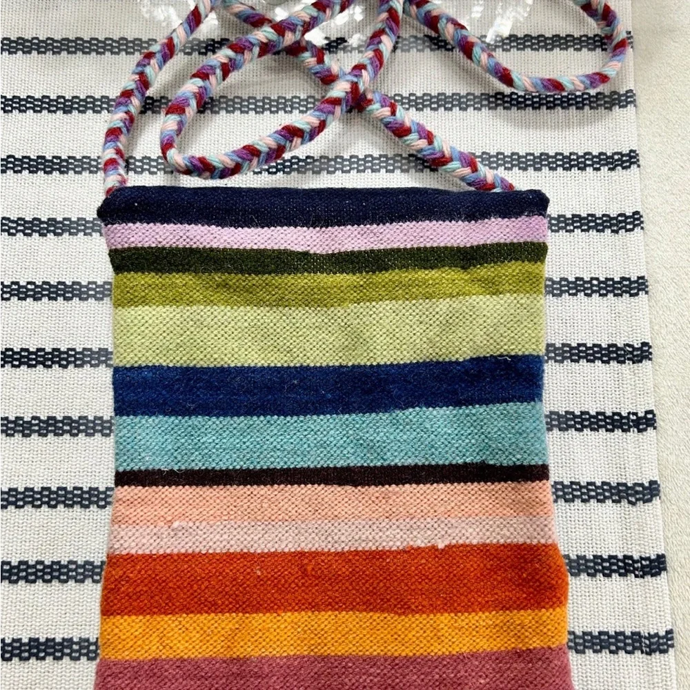 ALPACA 100% WOOL HANDMADE CROSSBODY - Picture 11 of 12